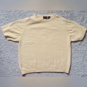 Forte 100% cashmere yellow top
